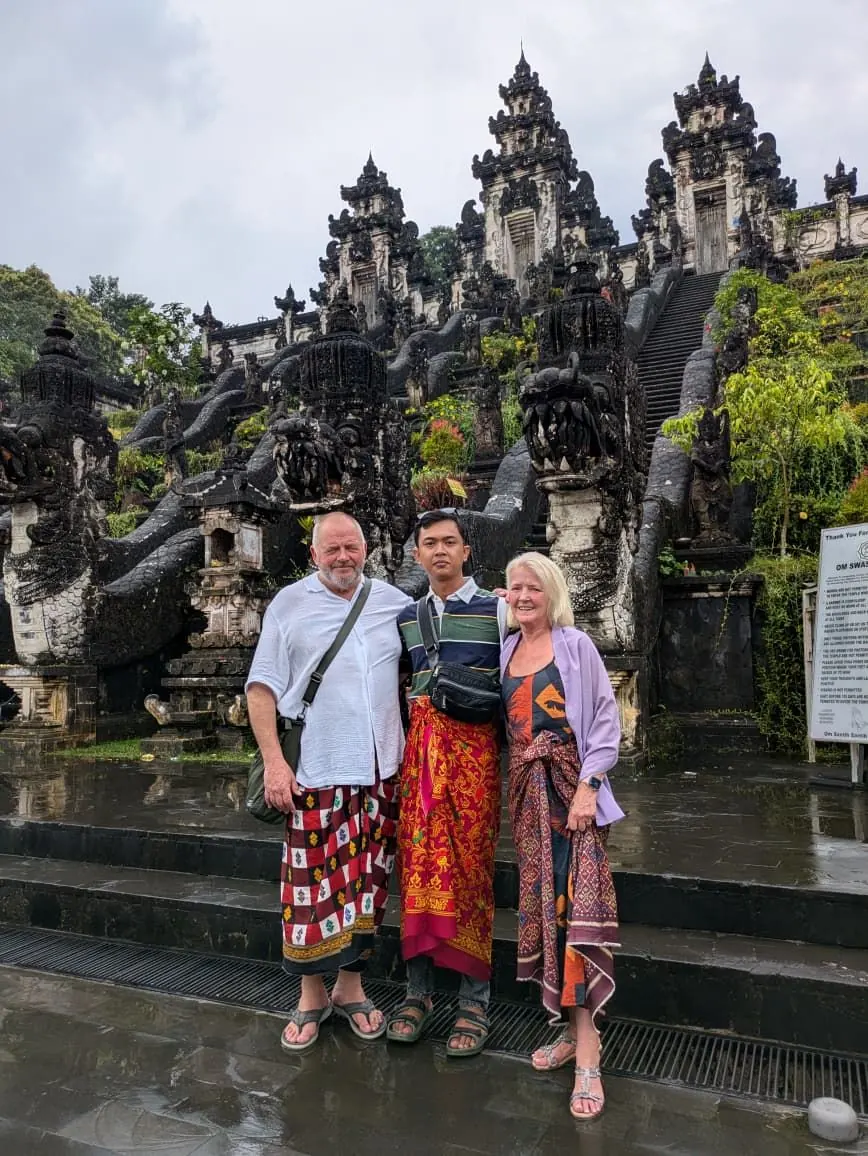Guests at Lempuyang Temple